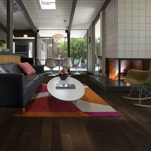 ДУБ КОФЕ ПАРКЕТНАЯ ДОСКА KAHRS ЛИВИНГ